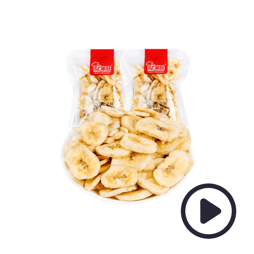 85g香蕉片立式包装机视频